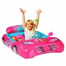 Auto Sportiva di Barbie con Volante Inflatable Ball Pits-13