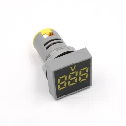 1 PCS Yellow 22MM AC 12-500V Voltmeter Square Panel LED Digital Voltage Meter Digital Voltage Tester-4