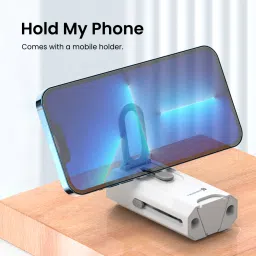Portronics Clean M Multifunctional 8 IN 1 Cleaning Kit with Mobile Holder for Laptops, Computers, Mobiles image 4