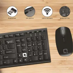 Quantron Wireless Keyboard and Mouse Combo Set image 2