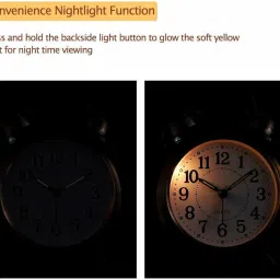 skyvokes Analog Black Clock image 3