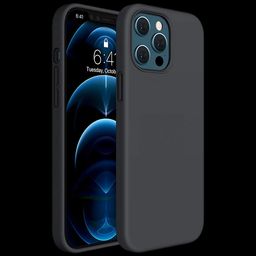 Dr. Vaku Mag-Pro Liquid Soft Silicon Back Cover for Apple iPhone 12 Pro Max (Wireless Charging Compatible, Black)-image-46