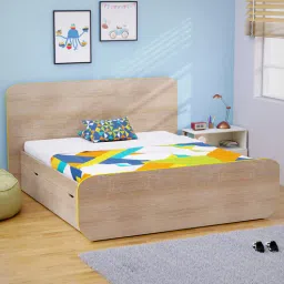 boingg! - a happy start Dreambubble Double Kids Double Bed with Storage In Oak Colour-picture-14