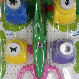 Art and craft scissor with punch Scissors-36