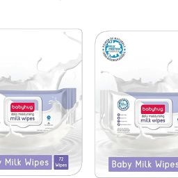 Daily Rich Moisturising Milk Wipes 72 Pieces (PACK OF 2)-1