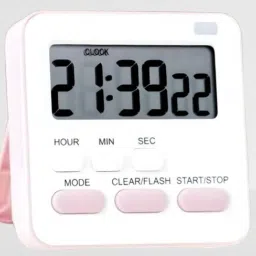 Digital White Clock-image-72
