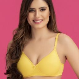 Women T-Shirt Lightly Padded Bra-image-4