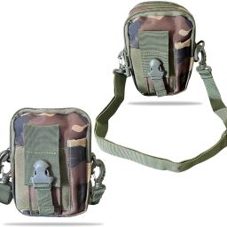 KRAPTICK Water-Proof Waist Bag with Shoulder Belt, Waist Bag Phone Holder, Waist Pouch Camping Hiking Pouch, Waist Pack for Men/Women with Dual compartments-image-54