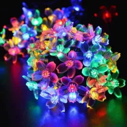 party breeze 16 LEDs 4 m Multicolor Flickering, Color Changing, Steady Flower Rice Lights image 3