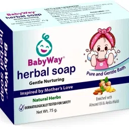 herbal baby soap, natural herbs & inspired by monther's love soap 75gm, 3pcs.-picture-25