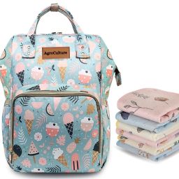 Premium Diaper Backpack with 1 Baby Towel | Waterproof & Travel-Friendly Combo Baby Diaper bag & Soft Baby Towel-picture-6
