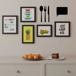 Black Synthetic Wood (Set of 7) Photoframes by Art Street-picture-34