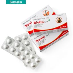 Advanced Biotin 10000 mcg For Strong Hair, Hair Fall Control & Healthy Skin_2-17