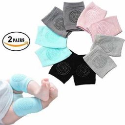 Baby Crawling Knee Pad Non-Slip Multi Color Baby Knee Pads, knee pad for children, knee pads for kids (Baby Knee Pads Combo Pack Of 2 Pair) Multicolor Baby Knee Pads (LACE FINISH) Multicolor Baby Knee Pads-16