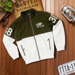 Men Colorblock Casual Jacket-image-78