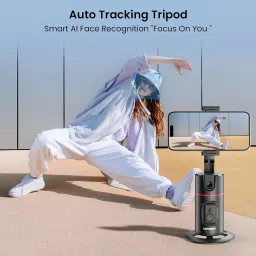 ZOTIMO Auto Face Tracking Phone Holder 360° Rotation Face Body Phone Tracking Tripod Single Gimbal for Mobile image 3