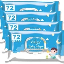 Baby Wipes Pack of 4 | Aloe Vera & Vitamin E | Soft, Safe & Alcohol-Free-image-71