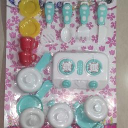 classic Kitchen set toy, Portable Cooking Play Set Kitchen with Cookware-image-44