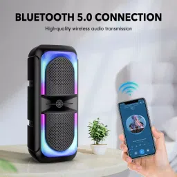 LIMBRO bluetooth speaker with mic 1000 W Bluetooth Party Speaker image 2