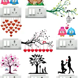 46 cm Switch Board & Wall Sticker size 30 cm x 46 cm Self Adhesive Sticker-image-36