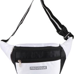 PROVOGUE Black/White Waist Bag,Chest Bag,Fanny Bag,Fanny Pack Waist bag/Chest bag/Fanny Bag-image-26