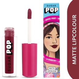 Matte Lipcolour 19 Cranberry - Super Matte | Lasts 8+ hours | Non-Drying-image-30