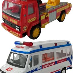 Toys Ambulance with Fire Ladder Toy for Kids ( As Per Availability )-21