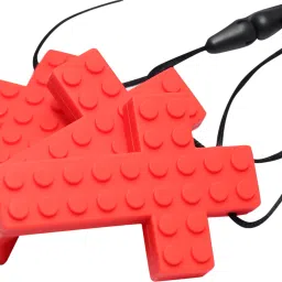 speechgears CROSS PENDANT RED Teether image 2