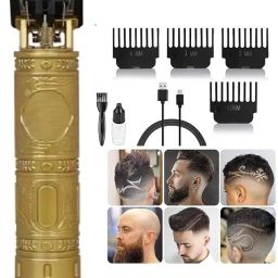 Trendy styler Professional Golden Metal Maxtop t99 Body Trimmer Haircut Grooming Kit Z206 Trimmer 120 min Runtime 4 Length Settings-image-15