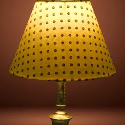 lampenschirm india Premium Hardback 20cm Empire Paper Lampshade (Gold)-picture-15