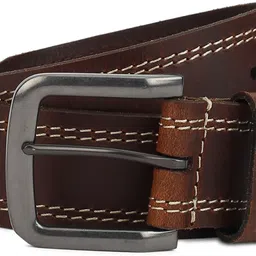 woodland Men Casual Brown Genuine Leather Belt-picture-22