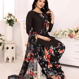 yashika Unstitched Crepe Salwar Suit Material Printed-picture-18