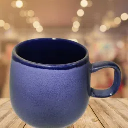 rare planet Handmade Textured Blue Ceramic Coffee Mug-picture-35