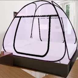 Polyester Kids Washable WHITE machhardani lagane wala pipe mosquito net jumbo size machardani low price Mosquito Net-16
