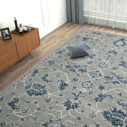Grey Persian Wool 8 ft x 10 ft Hand Tufted Carpet by Saraswati Global-picture-2