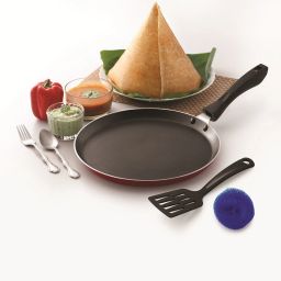 warmeo Dosa Tawa With BackLite Handle NonStick Cookware, Size - 13cm, 290mm, Tawa 0 cm diameter image 2