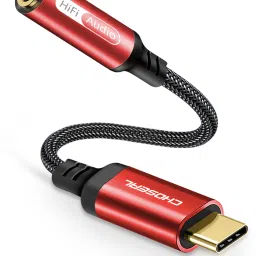 CHOSEAL Red USB C Adapter Phone Converter-39