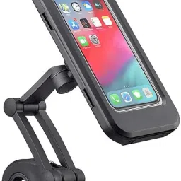 Universal Motorcycle Mobile Holder with Waterproof Phone Case – 360° Rotation Bike Mobile Holder-image-34