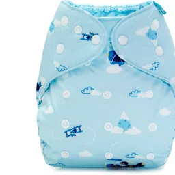 Adjustable Reusable Cloth Diaper Cover Without Inserts For Babies (Helicopter 3-36 Months)-18