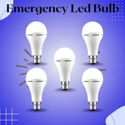 Rechargeable Emergency Bulb Inverter Bulb, 3Hr Battery Backup_Pack of 5 P120 3 hrs Bulb Emergency Light-image-85