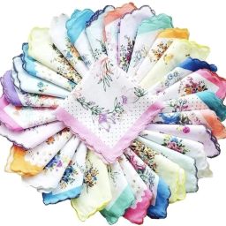 Global Gifts Premium set of 12 hankies (buy one get one) ["MulticolorM"] Handkerchief-image-13