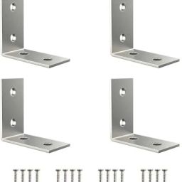 L Shape Bracket for Shelf Support, Joint Right Corner Brace(40mm X 20mm, 4) 1.5 Inches Shelf Bracket-image-38