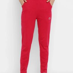 Women Solid Pink Track Pants-image-48