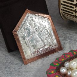 Lekur Bai Dev (Maharashtrian Dev Tak) 3gm Pure Silver Decorative Showpiece - 6.98 cm-image-90