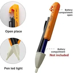 hty HTC AC-II Non-Contact Voltage Detector With FlashLight 90V AC TO 1000V AC Digital Voltage Tester image 3