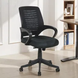 Leo Office Chair Low Back Mesh Ergonomic Desk Chair With Comfortable Seat Nylon Office Arm Chair-image-84