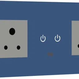 iotics Smart Touch Switch for 2 Smart Plug, Remote, Mobile App, Alexa & Google Home Smart Switch-96