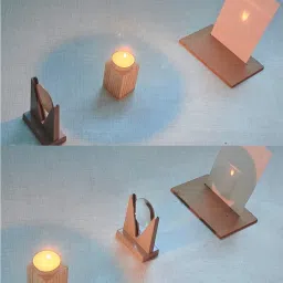 Convex Lens and Concave Mirror Candle Experiment DIY Kit for Class 12 Students-16