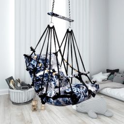 Cotton swing for Kids children baby chair jhula 1-6 Years Folding & Washable Swings-image-63