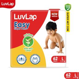 Easy Diaper Pants, Large, for babies upto 9-14Kg, Pant style diaper, Aloe Vera - L-image-84
